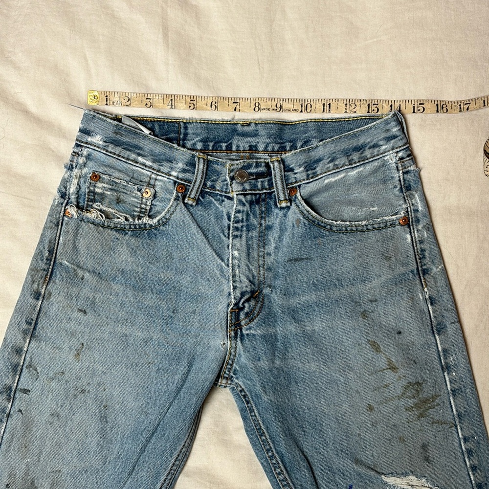 Levi's 505 Blue Women's Jeans - Picture 6 of 10